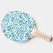Raquette De Ping Pong motif exotique d'océan (Côté)