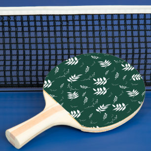 Raquette De Ping Pong motif feuille