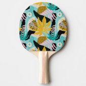 Raquette De Ping Pong Motif Feuille de la forêt tropicale tropicale (Devant)