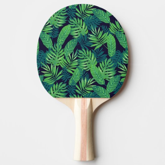 Raquette De Ping Pong Motif Feuille tropical (Devant)