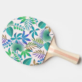 Raquette De Ping Pong Motif feuille tropical (Côté)