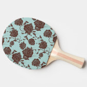 Raquette De Ping Pong Motif floral 14 (Côté)