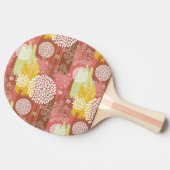Raquette De Ping Pong Motif floral 2 (Côté)