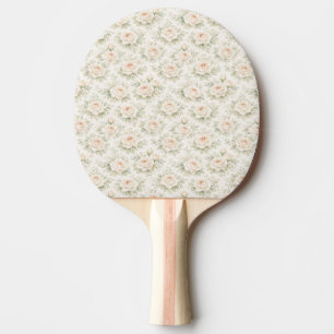 Raquette De Ping Pong Motif floral de mariage