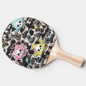 Raquette De Ping Pong Motif fou d'oiseaux (Côté)