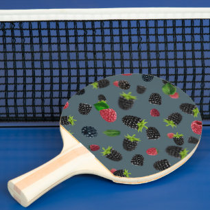 Raquette De Ping Pong Motif framboise 2