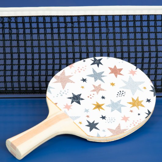 Raquette De Ping Pong Motif Fun Star (Insitu)