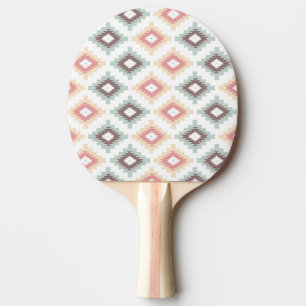 Raquette De Ping Pong Motif géométrique dans le style aztèque