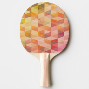 Raquette De Ping Pong Motif géométrique de triangle mou