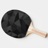Raquette De Ping Pong Motif géométrique gris foncé et noir (Côté)