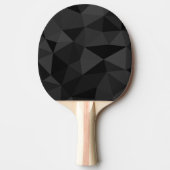 Raquette De Ping Pong Motif géométrique gris foncé et noir (Devant)