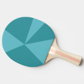Raquette De Ping Pong Motif géométrique triangles (Côté)