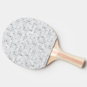 Raquette De Ping Pong Motif gris de tuiles (Côté)