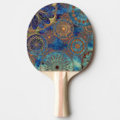 Raquette De Ping Pong Motif grunge d'art (Devant)