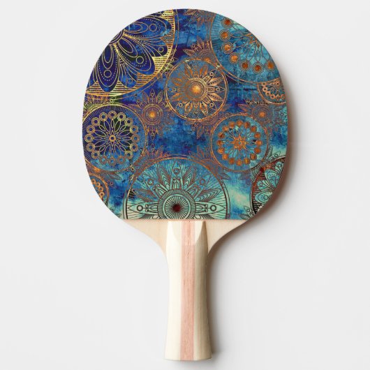Raquette De Ping Pong Motif grunge d'art (Devant)