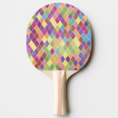 Raquette De Ping Pong Motif Grunge Harlequin (Dos)