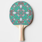 Raquette De Ping Pong Motif kaléidoscopique moderne Ping Pong Paddle (Dos)