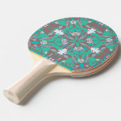 Raquette De Ping Pong Motif kaléidoscopique moderne Ping Pong Paddle (Devant Angle)