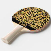 Raquette De Ping Pong Motif léopard (Devant Angle)