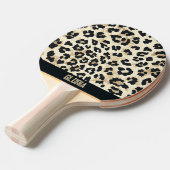 Raquette De Ping Pong Motif léopard (Devant Angle)