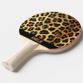 Raquette De Ping Pong Motif léopard (Devant Angle)