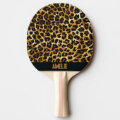 Raquette De Ping Pong Motif léopard (Dos)
