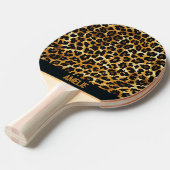 Raquette De Ping Pong Motif léopard (Devant Angle)