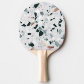 Raquette De Ping Pong Motif moderne Abstrait Terrazzo (Devant)