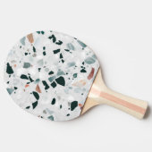 Raquette De Ping Pong Motif moderne Abstrait Terrazzo (Côté)