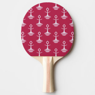 Raquette De Ping Pong Motif moderne d'Ancres