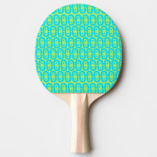 Raquette De Ping Pong motif moderne et coloré