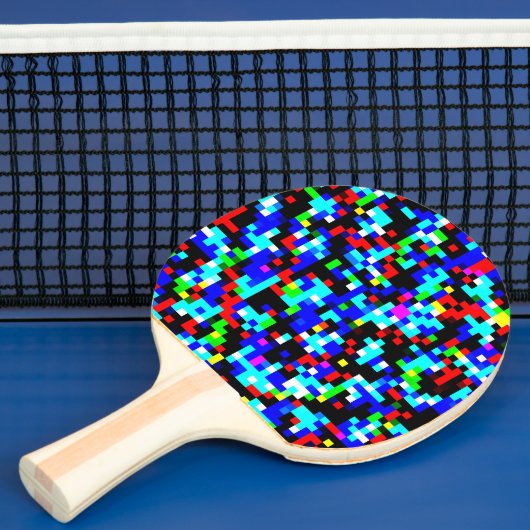 Raquette De Ping Pong Motif multicolore (Insitu)