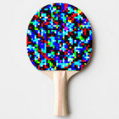 Raquette De Ping Pong Motif multicolore (Devant)
