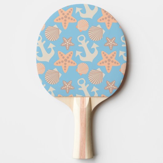 Raquette De Ping Pong Motif nautique Pastel (Devant)