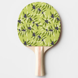 Raquette De Ping Pong Motif olive