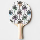 Raquette De Ping Pong Motif Paint Drop Palm Tree (Devant)
