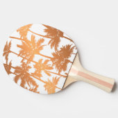 Raquette De Ping Pong Motif Palm Tree (Côté)