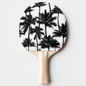 Raquette De Ping Pong Motif Palm Tree (Dos)