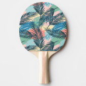 Raquette De Ping Pong Motif Pastel Tropical Leaf (Devant)
