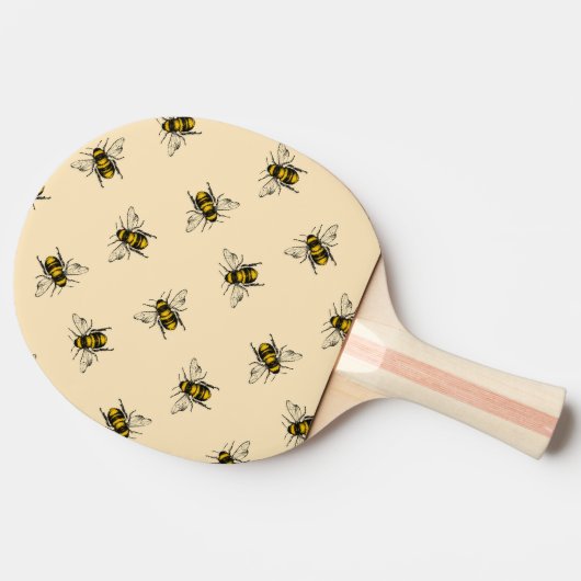Raquette De Ping Pong Motif Queen Bee (Côté)