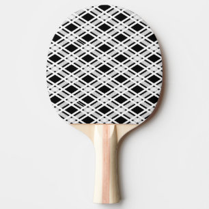 Raquette De Ping Pong Motif rayé de plaid