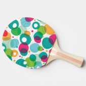 Raquette De Ping Pong Motif rond d'enfants de bulles (Côté)
