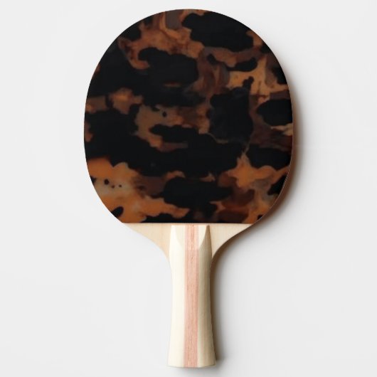 Raquette De Ping Pong Motif sans fil Tortoiseshell, Chic TortoiseShell (Dos)