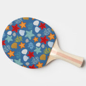 Raquette De Ping Pong Motif sous-marin de la vie (Côté)