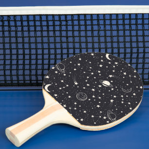Raquette De Ping Pong Motif Stars & Planètes