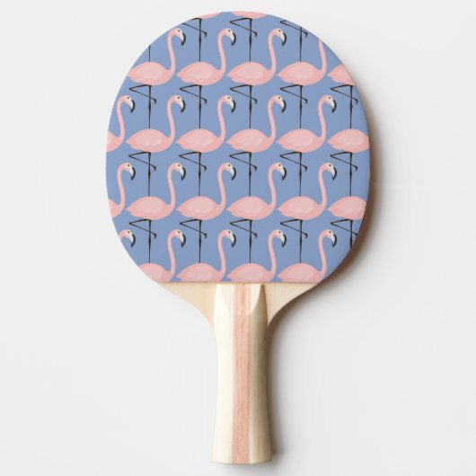 Raquette De Ping Pong Motif tendre de Flamant rose (Devant)