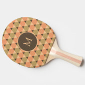 Raquette De Ping Pong Motif triangles (Côté)