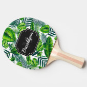 Raquette De Ping Pong Motif tropical (Côté)