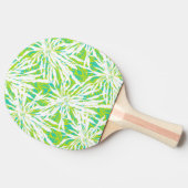 Raquette De Ping Pong Motif tropical de palmettes (Côté)