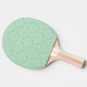 Raquette De Ping Pong Motif vert de damassé (Côté)